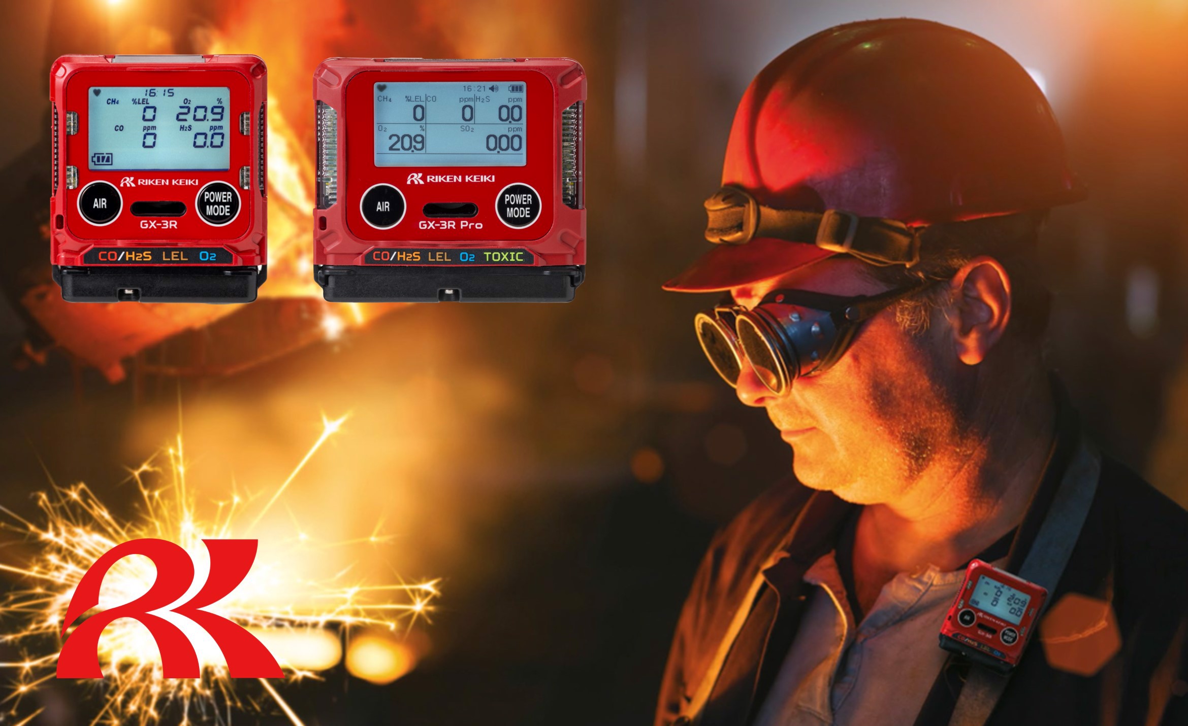 Aktion Gaswarngerät Riken Keiki GX3r günstig kaufen