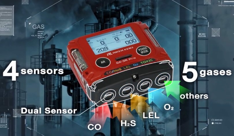 Aktion Gaswarngerät Riken Keiki GX-3R PRO