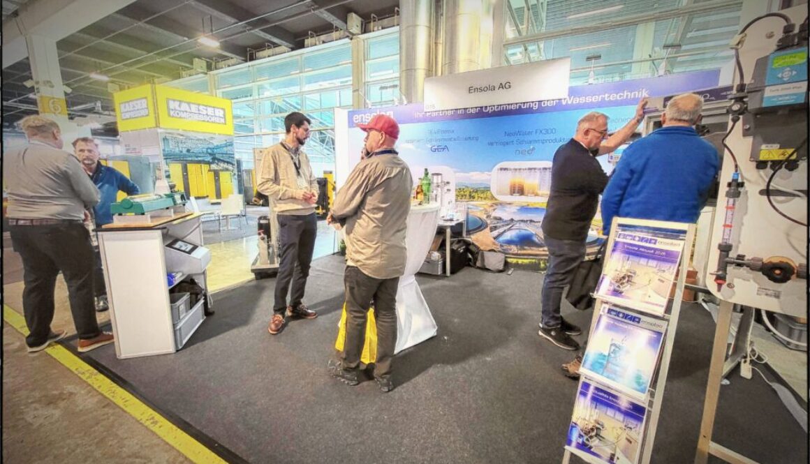 Ensola Stand an der AquaSuisse